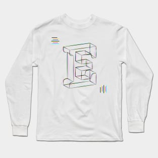 E - cmyk strokes Long Sleeve T-Shirt